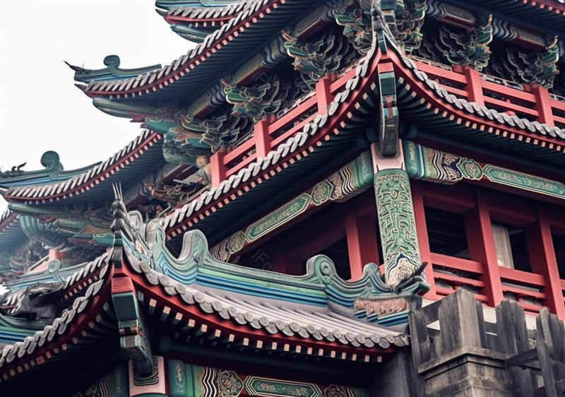 旅游景点寺庙屋顶飞檐建筑背景,高清,摄影图,摄影图片,图片大全,摄影图免费下载